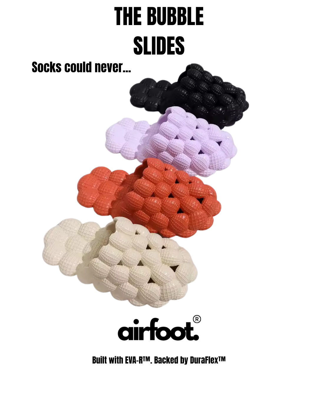 AIRFOOT® V2 BUBBLE SLIDES